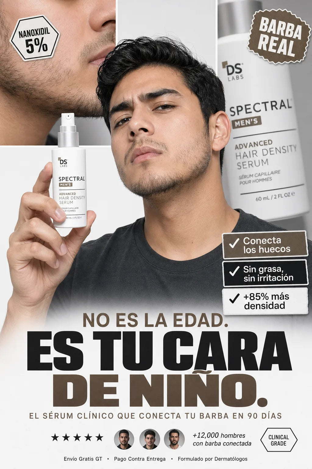 SPECTRAL MEN'S - Barba en solo 30 Dias