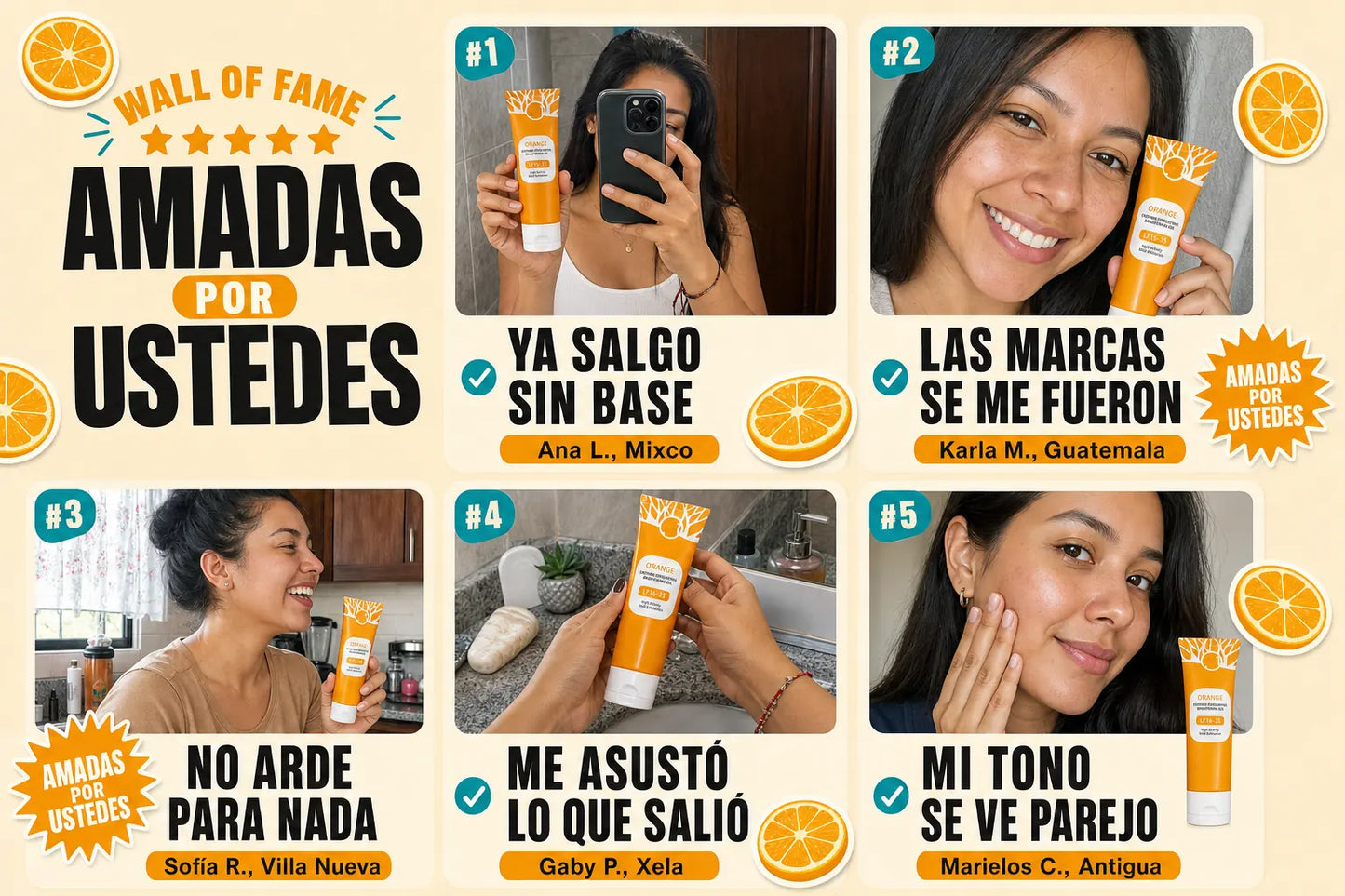 Orange Glow — testimoniales
