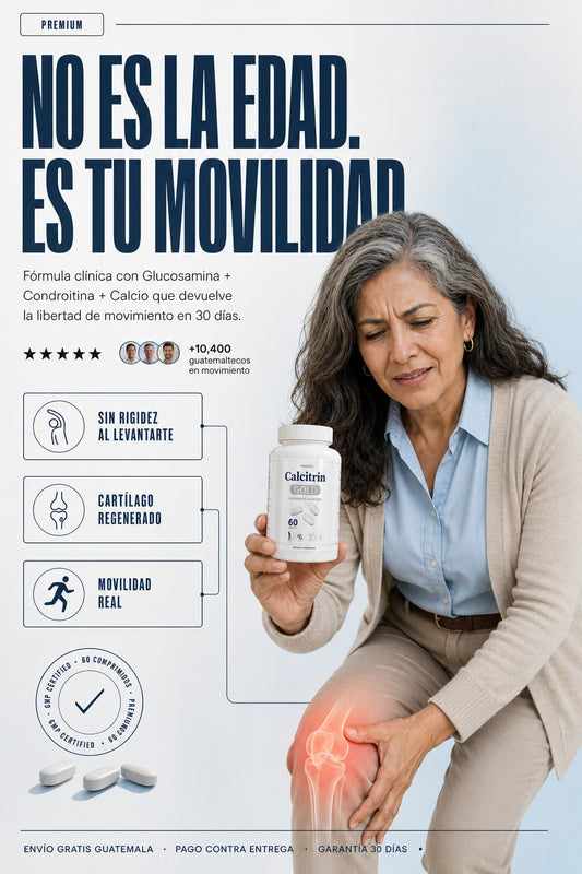 🦴 Calcitrin Gold - Reduce el dolor en articulaciones X 60 capsulas
