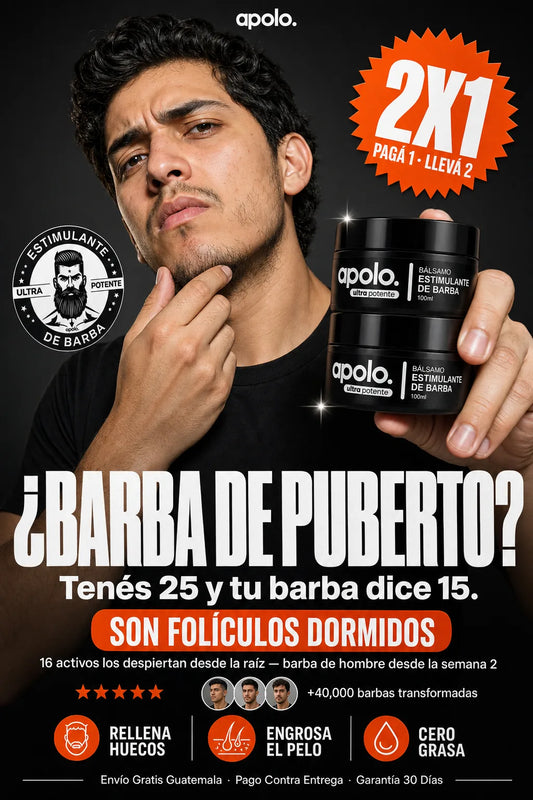 Apolo Bálsamo de Barba — hero
