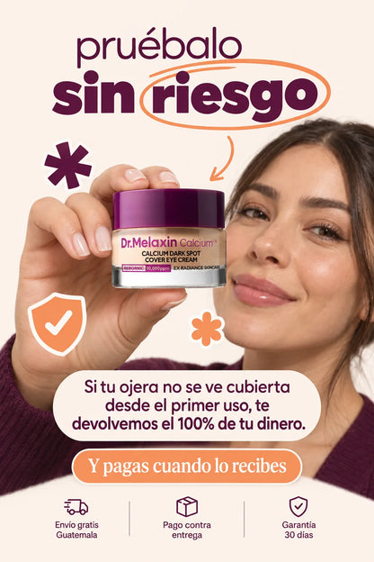 Dr.Melaxin Crema Cubre Ojeras — garantia