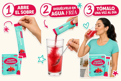 HAPPY CLEANER — modo de uso