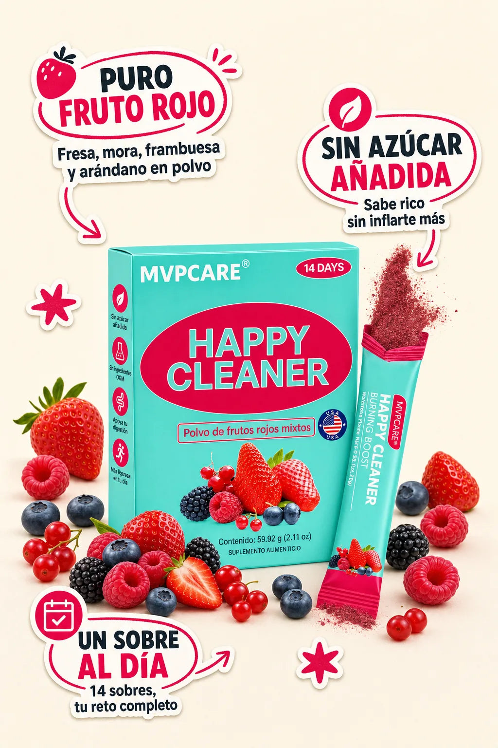 HAPPY CLEANER — ficha