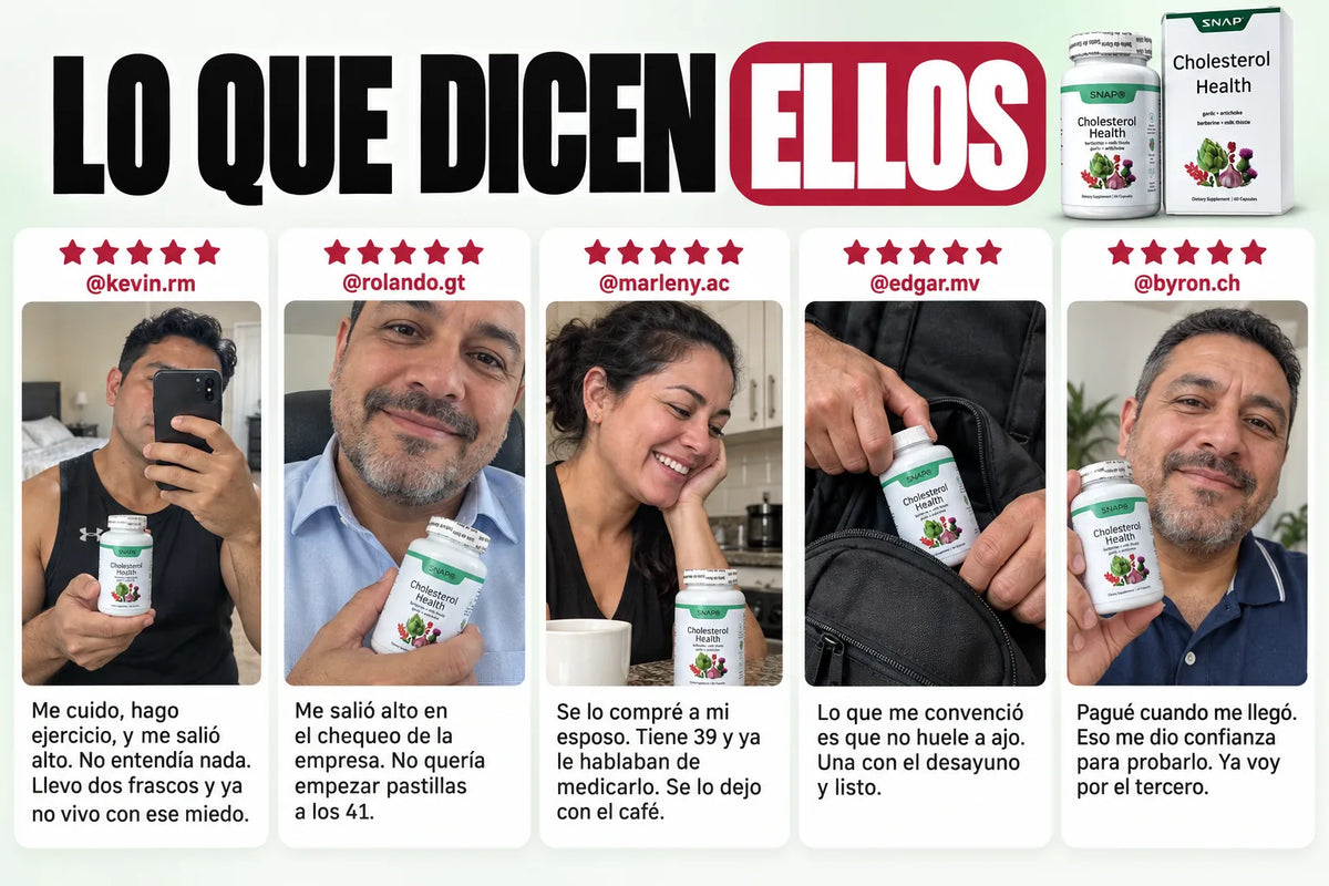 SNAP Cholesterol Health — testimoniales