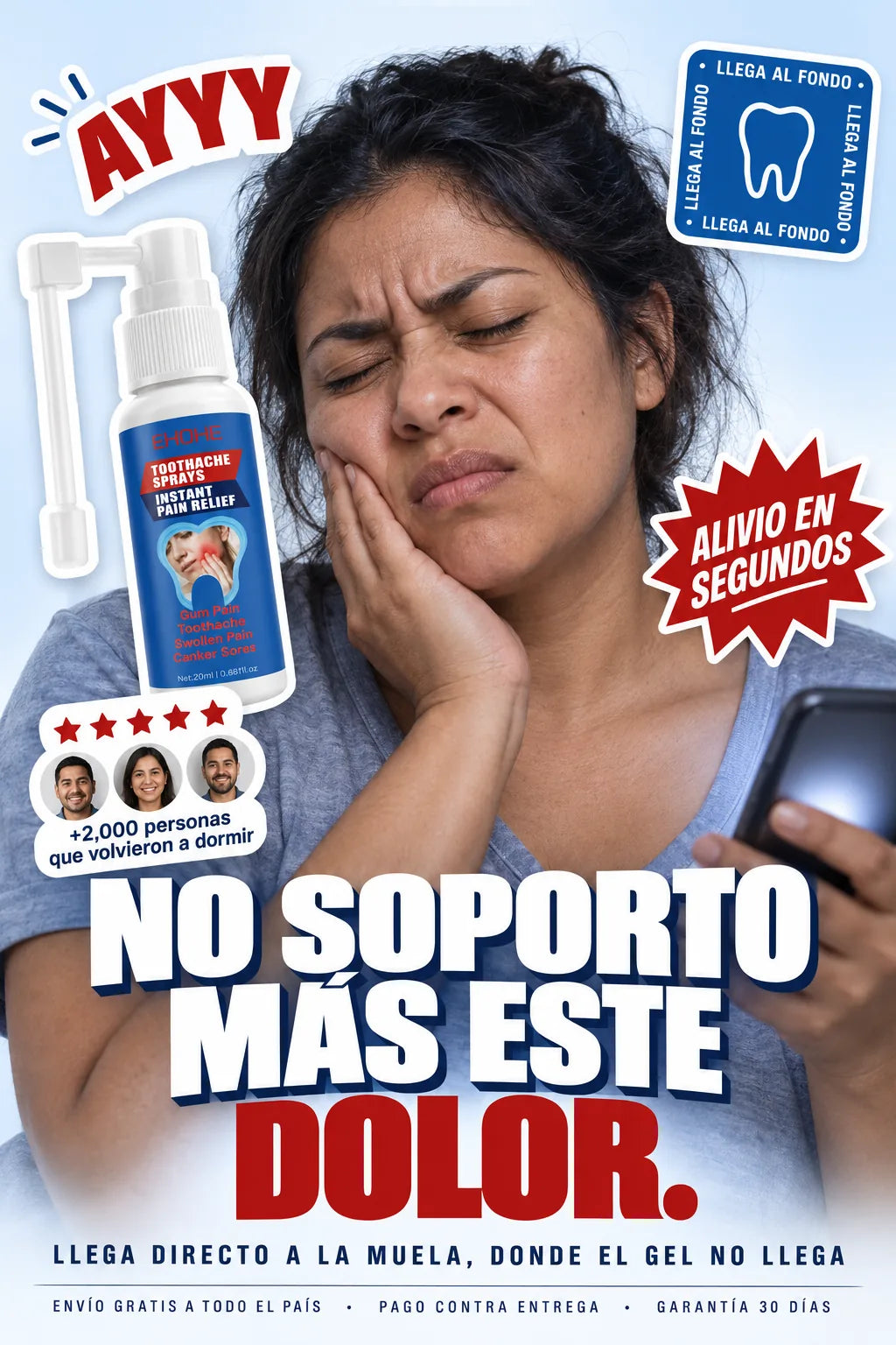 Spray Alivio Dental — hero