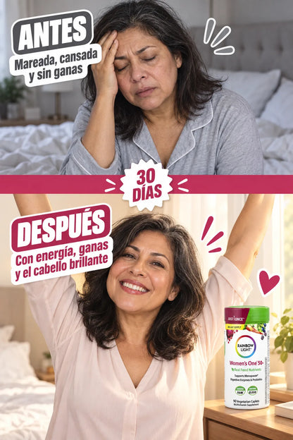 Women's One 50+ — antes despues